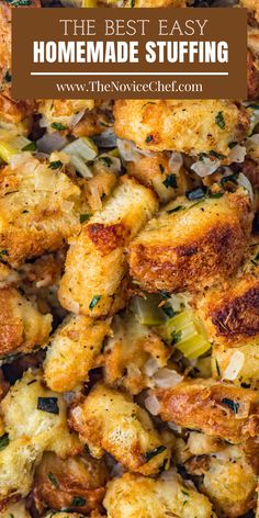 the best easy homemade stuffing recipe