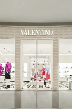 Valentino Store, Community Halls, Italian Heritage, Retail Experience