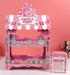 PRICES MAY VARY. Size : approx.Height: 13.38"(34cm) x Width: 14.56"(37cm) x Depth:7.87"(20cm) Package Included：3 Tiers van stand pack includes Card van stand * 1, 'A' board sign and stickers * 1 Materials：It is Made with High Quality Glitter Permanently Laminated on Both Sides of a Thick Paperboard. Simple to assembly,enough room for sandwiches, scone, cupcake, candy,dessert,snack,or any other party foods, safe and reusable. Occasion：It Can Be Used at All Types of Parties. Such as Birthday Party Birthday Party Decorations Pink, Booth Display Design, Tier Cupcake Stand, Party Decorations Pink, Kids Birthday Party Decorations, 3 Tier Cupcake Stand, Bakery Shop Design, Cupcake Tiers Stand, Bakery Decor