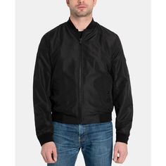 This classic bomber jacket from Michael Kors is perfect for stylish Instagrammers. Featuring a water-resistant shell and zip closure, it keeps you dry without compromising looks. Subtle touches like ribbed collar, snap pockets and signature logo badge complete the authentic aviator style. With cozy knit cuffs and waist trim, you'll want to lounge and lounge in its versatile charcoal or navy hue all season long. Casual Michael Kors Outerwear With Pockets, Luxury Michael Kors Men's Outerwear, Michael Kors Men, Aviator Style, Signature Logo, Cozy Knits, Knit Cuff, Personal Shopping, Coats Jackets