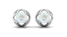 Product Details These Flower Stud Earrings are designed to create an unforgettable impression on everyones minds. An artful example of simplicity, embellished with Round Cut Ethiopian Opal secured in 4 prong setting over a unique floral design. These Opal Stud Earrings are crafted in Solid Metal. Give these sparkling Screw Back Earrings to your special person and make it a beautiful memory. Product Information SKU SHP-EARRINGS112117030 Length 6 mm Width 6 mm Height 4 mm Weight 1.20 gm (Approxima Classic White Round Flower Earrings, Diamond White Round Flower Earrings For Formal Occasions, Diamond White Round Flower Earrings For Formal Events, Round Diamond White Flower Earrings For Formal Events, White Flower Earrings With Prong Setting For Formal Occasions, White Round Bridal Earrings With Prong Setting, White Prong Set Flower Earrings For Formal Occasions, White Gold Round Fusion Earrings, Formal White Sterling Silver Flower Earrings