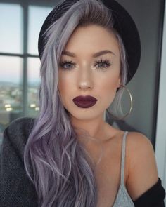 lavender hair Wild Hair Color, Light Purple Hair, Hair Color Pastel, Wild Hair, Cruelty Free Makeup