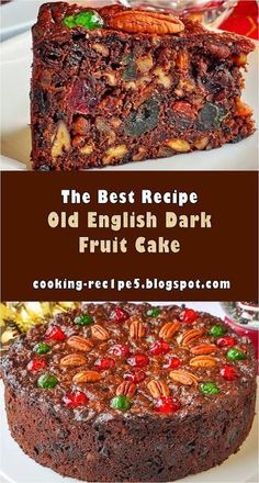 the best recipe for old english dark fruit cake