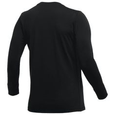 Go casual and comfortable in the Nike T-Shirt (Stock), a sportswear classic that goes with everything. Cotton fabric has a soft, comfortable feel. Ribbed neck and cuffs for optimal durability. Long sleeves are soft and help keep you warm during chilly games. Nike Long Sleeve Cotton T-shirt, Nike Sports Tops With Ribbed Cuffs, Nike Tops With Ribbed Cuffs For Sports, Sporty Long Sleeve Plain Tops, Casual Midweight Crew Neck Top, Nike Long Sleeve Moisture-wicking T-shirt, Fall Sports Long Sleeve T-shirt, Long Sleeve Cotton Sportswear T-shirt, Nike Long Sleeve Moisture-wicking Activewear