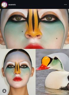 X Makeup, Bold Makeup Looks, Theatrical Makeup, Swag Makeup, Cool Face, Crazy Makeup, Editorial Makeup