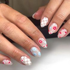 Easy 4th Of July Nails, Nails Patriotic, Patriotic Nail, Teen Nails, August Nails, November Nails