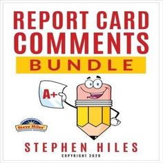 Here Are Report Card Comments Bundle October Classroom, Parent Involvement, Education Inspiration