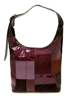 Coach Ltd Ed LG Bleecker Delphine Patchwork Leather Messenger Crossbody Bag RARE Patchwork Hobo Shoulder Bag, Purple Leather Rectangular Hobo Bag, Coach Designer Bags For Fall, Coach Square Leather Bag, Coach Patchwork Bag, Coach Shoulder Bag With Leather Handles For Fall, Designer Coach Shoulder Bag In Burgundy, Designer Coach Burgundy Shoulder Bag, Designer Burgundy Coach Shoulder Bag