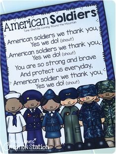 an american soldier poem for kids