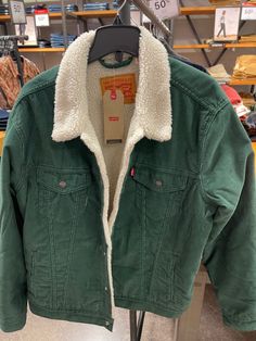 green corduroy fur lined levi’s jacket Cheap Vintage Flannel Shirt For Winter, Carhartt Jacket Aesthetic, Cheap Vintage Winter Flannel Shirt, Vintage Fall Flannel Outerwear, Vintage Flannel Shirt For Streetwear, Kardashian Casual Outfit, Fashion Design Classes, Boys Clothes Style, Simple Trendy Outfits