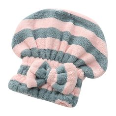 Microfiber Dry Hair Towel Bandana With Bow Shower Cap Hair Bandana Shower Cap For Women With Curly And Wet Hair Gifts Features: 1 SAVING TIME.super microfiber material wicks the water away from the hair quickly , Touching them you will feel very cosy and comfortable, no need to figure out how to wrap hair,just put the cap on head,so easy. 2 EASY TO CARE: Before first use, Recommend to wash them in order to the excessive lint that is left over during the manufacturing process.it is good better to Towel Hair Wrap, Hair Drying Cap, Skin Roller, Bow Tie Hair, Microfiber Bath Towels, Velvet Bow Tie, Hair Towel Wrap, Fleece Patterns, Hair Drying