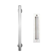 Hex Bar Sliding Barn Door Handle Set With Flush Pull Flush Sliding Door, Entrance Wood Door, Exterior Barn Doors, Bypass Barn Door Hardware, Barn Door Handle, Salvaged Doors, Barn Door Locks, Barn Door Installation, Sliding Door Handle