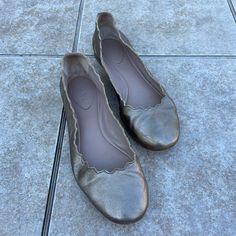 Good Condition, Please See Pictures Chloe Ballet Flats, Elegant Slip-on Ballet Flats With Ortholite Insole, Synthetic Slip-on Ballet Flats With Ortholite Insole, Chloe Shoes, Ballet Flats, Chloe, Women Shoes, Women Shopping, Black