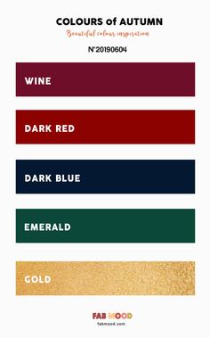 the colors of autumn wine, dark red, dark blue, emerald and gold