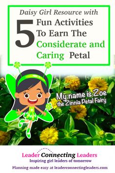 the flyer for 5 fun activities to learn how to care for plants and other flowers