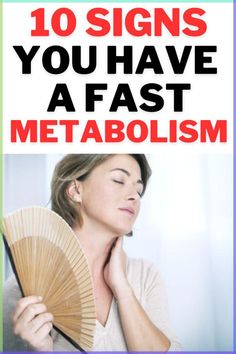 Curious if you have a fast metabolism? 

In this video, we’ll uncover the top signs that indicate your metabolism is working at a higher rate than average. 

From energy levels to how your body processes food, these signs can help you understand your metabolic speed and what it means for your weight and overall health.

💡 What You’ll Learn:

 - Common physical signs of a fast metabolism
 - How metabolism affects weight, energy, and appetite
 - Why some people have naturally fast metabolisms
 - Etc

Watch the video in the link above to learn more! Metabolism Boosting Diet, Diet Recipes Easy, Fast Metabolism Diet, Effective Workout Routines, Cracked Heels, Fast Metabolism, Tips For Women