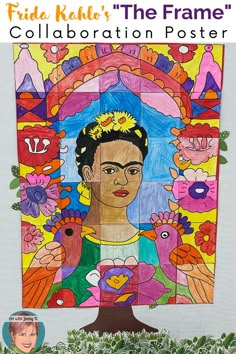 frida kahle's the frame collaboration poster