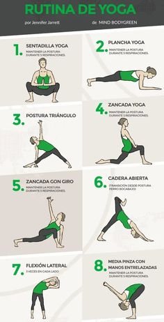 a poster showing how to do yoga for beginners