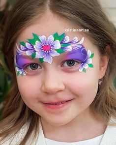 Face Painting Flowers, Diy Face Paint, Face Painting Tips, Henna Paint, Flower Paint, Festival Face