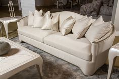 London Place Sofa-Jennifer Furniture Champagne Sofa, Champagne Fabric, Michael Amini, Small Living Room Design, Floor Tile Design, Beige Sofa, London Places, Eclectic Design, Decor Home Living Room