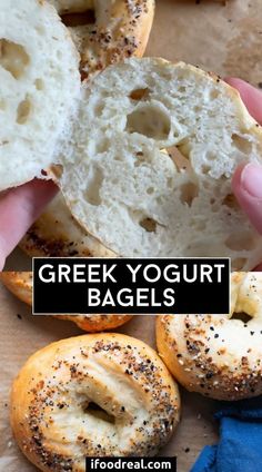 this greek yogurt bagel recipe is so good it's easy to make