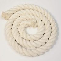 a white rope on a white background