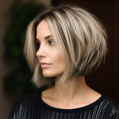 73 Cute Short Layered Haircut Ideas Fun Hairstyles For Women Over 40, Short Choppy Bobs For Thick Hair, Tapered Bob Haircut Short, Stacked Bob For Thick Hair, Bubble Bob Haircut, Sharp Bob Haircut, Short Layered Bob With Bangs, Short Bob Haircuts With Bangs, Wispy Layers