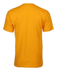 Tultex 0202TC - Unisex Fine Jersey Tee - GOLD - 3XL | Tultex Fine Jersey T-Shirt in Gold Size 3XL | Cotton Gold Short Sleeve Cotton Shirt, Gold Cotton Short Sleeve Shirt, Gold Crew Neck Cotton Top, Gold Cotton Crew Neck Top, Gold Short Sleeve Tops With Graphic Print, Gold Graphic Print Short Sleeve Top, Basic Yellow Pre-shrunk Tops, Yellow Moisture-wicking Short Sleeve T-shirt, Yellow Moisture-wicking Short Sleeve Tops