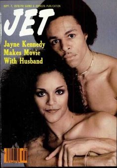 the cover of jet magazine features a naked man and woman