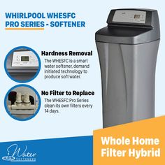 an advertisement for a water filtrator with instructions on how to clean it and what to use