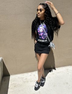 Skirts Black Women, Cargo Skirts, Girls Streetwear, First Day School