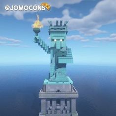 the statue of liberty in minecraft