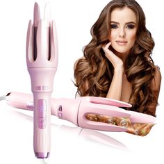 PRICES MAY VARY. 【 No Skill Need&Time Saving】This curling wand is so simple to operate that it's easy to use whether you're experienced or not. All you need to do is put some hair in, press the side button and hold it for a while.Wait for the beep to end, and then you can give yourself stunning wavy hair. This is the easiest curling iron for beginners. 【4 Temperature & Fast Heating Up】Available in 4 temperatures, from 320°F /160℃ to 428°F/220℃, this automatic curling iron rotating is suitable fo Rotating Curling Iron, Automatic Curling Iron, Automatic Hair Curler, Romantic Classic, Curling Wand, Professional Hairstylist, Hair Curler, Hair Design, Wand Curls