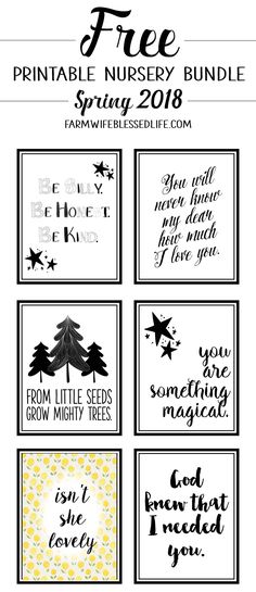 the free printable nursery bundle for christmas