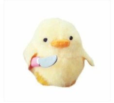 a stuffed toy duck with a pacifier in its mouth and the caption says, what is that?