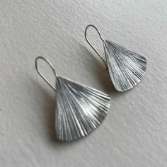 Kara Silver Earrings -  | Sapahn. Pure Silver, Handmade Silver, Silver Earrings, Patina