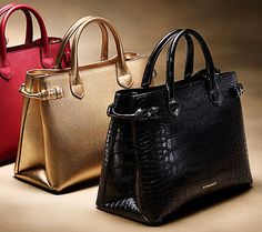 Burberry baby...jg Burberry Baby, Signature Styles, Leather Totes, Bag Collection, Burberry Bag, Leather Bags, The Dream, Designer Bags, Signature Style