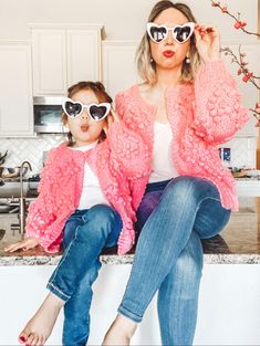 Mom Daughter Photography, Mommy Daughter Photoshoot, Valentines Day Outfits, Mommy Daughter Photos, Mother Daughter Photoshoot, Mommy And Me Photo Shoot, Valentines For Daughter, Mother Daughter Photos