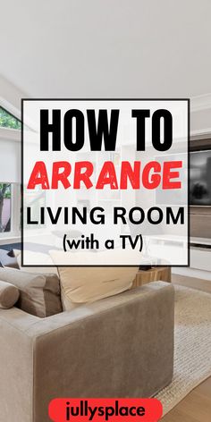 arrange living room How To Arrange Living Room, Awkward Living Room Layout, Room Arrangement Ideas, Apartment Living Room Layout, L Shaped Living Room, Rectangle Living Room, Family Room Layout, Furniture Placement Living Room