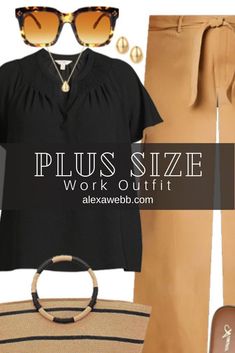 Summer Interview Outfit Plus Size, Plus Size Business Casual Summer, Lunch Outfit Summer, Plus Size On A Budget, Casual Outfit For Summer, Church Ootd, Summer Work Outfit