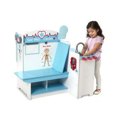 Melissa & Doug Wooden Get Well Doctor Activity Center | Kohls Credit Card Reader, Wooden Playset, Doctor's Office, Activity Center, Candy Brands, Window Cards, Doc Mcstuffins, Waiting Area, Melissa & Doug