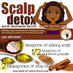 scalp mask treatment Hair Detox, Grow Long Hair, Healthier Hair, Stimulate Hair Growth, Hair Remedies, Natural Hair Tips, Natural Hair Journey, Hair Strand, Homemade Beauty Products