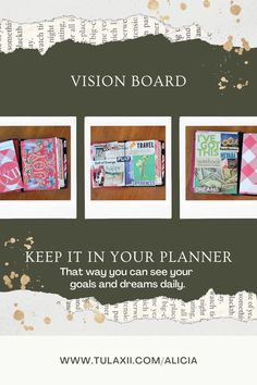 #visionboard #tulaxiiplanner Goals And Dreams, My Planner, That Way, Vision Board, Envelope