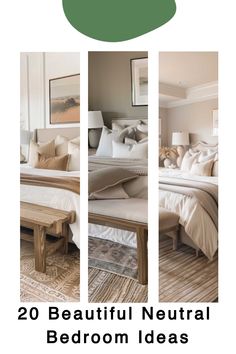 20 beautiful bedrooms decorated in soothing neutral tones. Warm Neutral Bedroom Wallpaper, Cream Comforter Bedding Light Weight, Whiteand Taupe And Grey Bedding, Neutral Browns Farmhouse Bedding, Cozy Neutral Bedroom Beds & Frames, Neutral Tone Bedroom, Monochrome Bedding, Color Palette Neutral, Neutral Bedroom Ideas