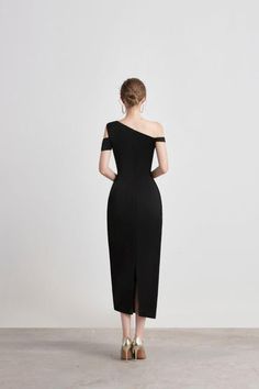 Bauhinia Pencil Pleated Shoulder Silk Spandex Midi Dress | MEAN BLVD Lace Pencil Dress, Mean Blvd, Pleated Sleeves, Pencil Pleat, Dress Silhouette, Lace Mini Dress, Pencil Dress, Beaded Lace, Designer Collection