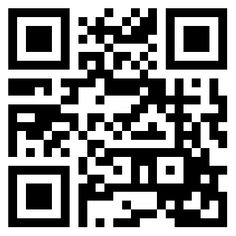 a black and white image of a qr code