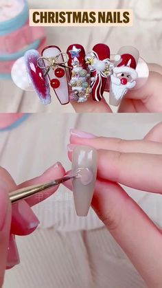 #fashion  	#art #happy #style #nail #Christmas nails #Christmas   #pinterestfashion         #fashion         #fashionbags         #fashiondesign         #womensfashion         #timelessfashion         #fashionformen         #fashionkids         #pinterestnails         #fashionoutfits         #fashionblog         #fashionweek         #fashiondesigner         #ootdfashion         #menfashion Christmas Bling Nails, Nails Template, Iris Nails, Christmas Nails Ideas, Nail Christmas, Nail Salon Interior Design, Quick Nail Art