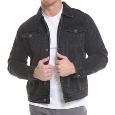 Funny Quote Men's Vintage Denim Jacket Want to finish off your look with something stylish yet classic? Look no further than Sarcastic Black Denim Jacket. Featuring a high-quality, acid wash black denim fabric, this jacket is sure to make you stand out in any crowd. The perfect layering piece for casual days or post-work drinks, it will add a unique spin to all of your favorite looks. Whether you're looking for something special to show off your unique style or just want to stay warm on those co Vintage Washed Black Denim Jacket For Spring, Vintage Black Washed Outerwear, Vintage Style Washed Black Outerwear, Vintage Washed Black Denim Outerwear, Fitted Black Washed Outerwear, Fitted Washed Black Denim Jacket For Winter, Vintage Washed Black Long Sleeve Denim Jacket, Black Washed Fitted Denim Jacket, Classic Washed Black Denim Jacket For Winter