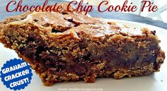 chocolate chip cookie bars stacked on top of each other with text overlay that reads chocolate chip cookies