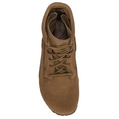 Belleville Men's Tr105 Minimalist Boot In Coyote A true zero drop minimalist boot, the MINI-MiL® is designed specifically for the conditioned warrior athlete currently training in minimalistic athletic footwear. This quick-drying unlined boot is not only highly breathable, but lightweight too - weighing less than 2 lbs a pair. COLOR Coyote BrownHEIGHT 8” (Standard Military Height)UPPER Cattlehide Leather/NylonMIDSOLE PolyurethaneFOOTBED PolyurethaneOUTSOLE Exclusive VIBRAM® TarsusLINING UnlinedINSULATION Non-InsulatedTOE PROTECTION Soft ToeZIPPER NoMANUFACTURING ImportedWEIGHT 16 oz per half pair Lace-up Combat Boots With Vibram Sole For Sports, Combat Boots With Vibram Sole For Sports, Slip-resistant Lace-up Combat Boots For Sports, Ankle-high Sports Boots With Vibram Sole, Casual Lace-up Boots For Trail Running, Minimalist Boots, Loafer Sneakers, Work Shoes, Casual Boots